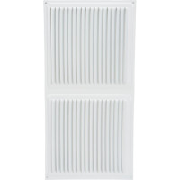 Решетка вентиляционная 175х350 мм белая Трибатрон 87719