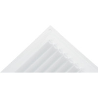 Решетка вентиляционная 175х350 мм белая Трибатрон 87719