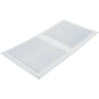 Решетка вентиляционная 175х350 мм белая Трибатрон 87719