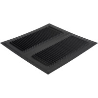 Решетка вентиляционная 250х250 черный муар Трибатрон 87713