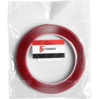 Прозрачная, двусторонняя, акриловая клейкая лента TORSO 10 мм х 5 м 1293508