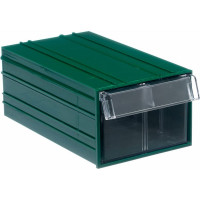 Пластиковый короб СТЕЛЛА-ТЕХНИК 140х250х100мм, С-2-зеленый-прозрачный