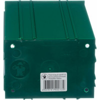 Пластиковый короб СТЕЛЛА-ТЕХНИК 140х250х100мм, С-2-зеленый-прозрачный