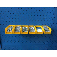 Настенный органайзер СТЕЛЛА-ТЕХНИК 6 ящиков V-1, V-1-650-желтый