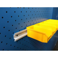 Настенный органайзер СТЕЛЛА-ТЕХНИК 6 ящиков V-1, V-1-650-желтый