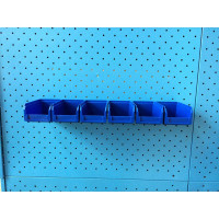 Настенный органайзер СТЕЛЛА-ТЕХНИК 6 ящиков V-1, V-1-650-синий