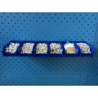 Настенный органайзер СТЕЛЛА-ТЕХНИК 6 ящиков V-1, V-1-650-синий