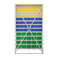 Стойка СТЕЛЛА-ТЕХНИК 1150х2000, односторонняя, В1-05-04-04