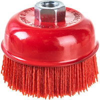 Щетка чашка нейлоновая (100 мм; М14х2 мм) SKRAB 35474