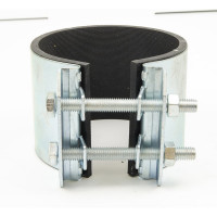 Ремонтный хомут ДТРД оцинк. краб 3" Ду 80, Дн 87-95, шир. 70 17008