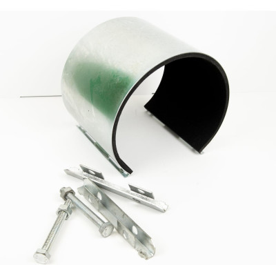 Ремонтный хомут ДТРД оцинк. краб 5" Дн 133-146, шир. 150 17011