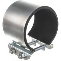 Ремонтный хомут ДТРД оцинк. краб 2-1/2" Ду 65, Дн 74-82, шир. 70 17007