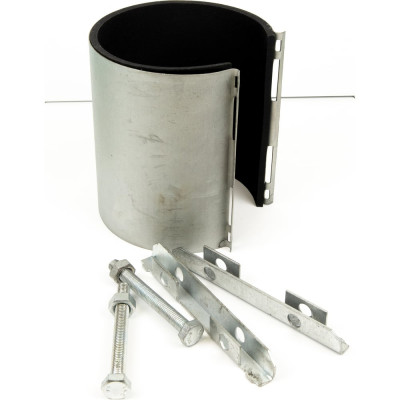 Ремонтный хомут ДТРД оцинк. краб 4" Дн 114-121, шир. 150 17010