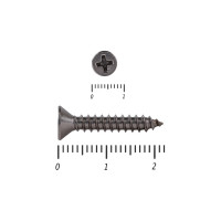 Саморез КРЕП-КОМП потай нержавейка PH DIN 7982 А2, универсал 4,2х22 1000 шт. спн4222