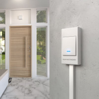 Электрический звонок Elektrostandard DBQ26M WM 1M IP44 бытовой дверной белый a055431