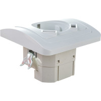 Одинарная розетка IN HOME CLASSICO с двумя USB белая 2147 4690612035260