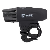 Велосипедный фонарь IN HOME аккумуляторный BL 03А 3W LED 300Lm 4 режима с з/у 220В ЧЕРНЫЙ 4690612035239