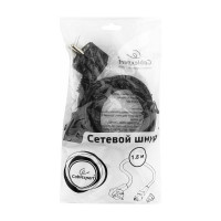 Кабель питания Cablexpert 3.0м, Schuko-C13, VDE, 10А, черный, PC-186-VDE-3M