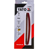 Шлифлента бесконечная (10 шт; 20х520 мм; P60) YATO YT-09747