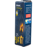 Неоновая (газоразрядная) лампа Uniel 3, RED-FLAME, E14, CL IL-N-CW35 UL-00002982