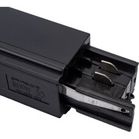 Прямой соединитель для шинопроводов Uniel трехфазный BLACK 1 POLYBAG UBX-A12 9745