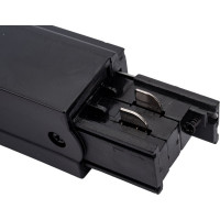 Прямой соединитель для шинопроводов Uniel трехфазный BLACK 1 POLYBAG UBX-A12 9745