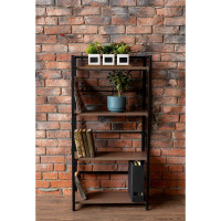 Стеллаж ТИТАН МЕТА СЛС-1/1200, ясень тёмный шимо 4670026243284