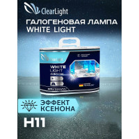 Комплект ламп Clearlight H11, 12 В, 55 Вт, WhiteLight, 2 шт. MLH11WL