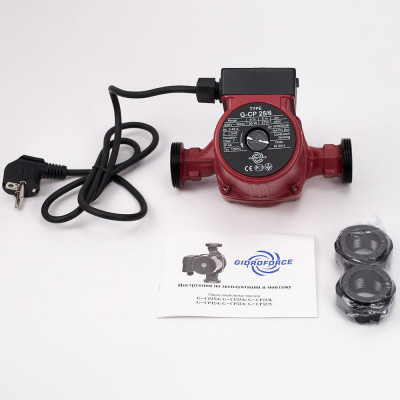 Циркуляционный трехскоростной насос GIDRO FORCE CP25/6(180mm)