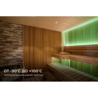 Светодиодная лента для бани и сауны Apeyron 5м, 24В, 14,4Вт/м, smd2835, 120д/м, IP68, зел. 00-328