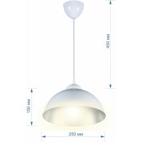 Светильник Apeyron декоративный, подвесной, "Пэрсо" / 14-48