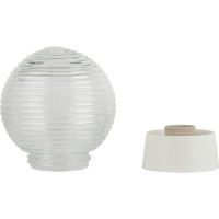 Светильник ЭРА НБП 0160004 с прямым основанием Гранат стекло IP20 E27 max 60Вт D150 шар Б0052008