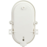 Светильник ЭРА НБП 01-60-012 с ободком Евро пластик/стекло IP53 E27 max 60Вт овал белый Б0052016