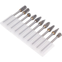 Набор борфрез 10 шт, 3 мм, CrMo SKRAB 37090