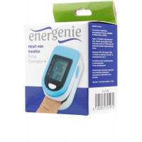 Пульсометр с функцией пульсоксиметра Energenie белый с синим EG-PO2W