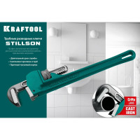 Трубный разводной ключ KRAFTOOL Stillson 3", 2727-60