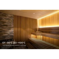 Светодиодная лента для бани и сауны Apeyron 5м, 24В, 14,4Вт/м, 120д/м, IP68, 900Лм/м, 3000К. / 00-323