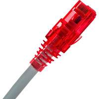 Патч-корд Hyperline PC-LPM-UTP-RJ45-RJ45-C5e-1.5M-LSZH-GY U/UTP, Cat.5e 100% Fluke Component 42271