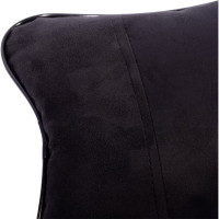 Автомобильная подушка под шею Dollex 300х210 мм, алькантара, черная PBA-1320