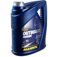 Полусинтетическое моторное масло MANNOL OUTBOARD MARINE, 4 л 1428