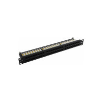 Патч-панель ExeGate EPPHD-19-48-8P8C-C6-110D 19 UTP 48 port cat 6 dual IDC 1U RoHS Black 281082