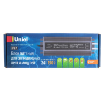 Блок питания Uniel 150B67 24V IP67 2 выхода UET-VAF UL-00007578
