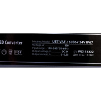 Блок питания Uniel 150B67 24V IP67 2 выхода UET-VAF UL-00007578