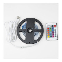 Светодиодная лента Uniel 3M/RGB/1.5M/USB/RC IP20 RUA02C24 блистер ULS-U12 UL-00007534
