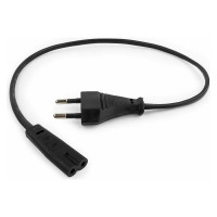 Кабель питания для аудио и видео техники Cablexpert 0.5м CEE 7/16-C7 2-pin 2x0,5 черный PC-184/2-0.5М