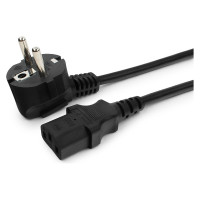 Кабель питания Cablexpert 3м, Schuko- C13, 3x1 кв.мм, черный, с заземлением, PC-186-1-3M