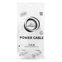 Кабель питания для UPS Cablexpert 1.5м, С19 - C20, 16А, черный, с заземлением PC-189-C19