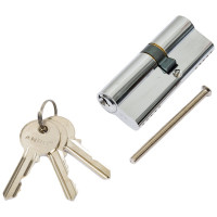 Цилиндр замка ANBO 2200 ключ/ключ, английский, 3 ключа, никель 3545 l3596 ANBO22003545