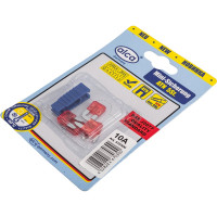 Флажковые предохранители Alca мини 10 А. 5 шт. в блистере 670300