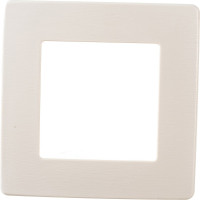 Рамка для розеток и выключателей ЭРА Серия 12 12510102 на 1 пост, Сатин, слоновая кость Б0052500